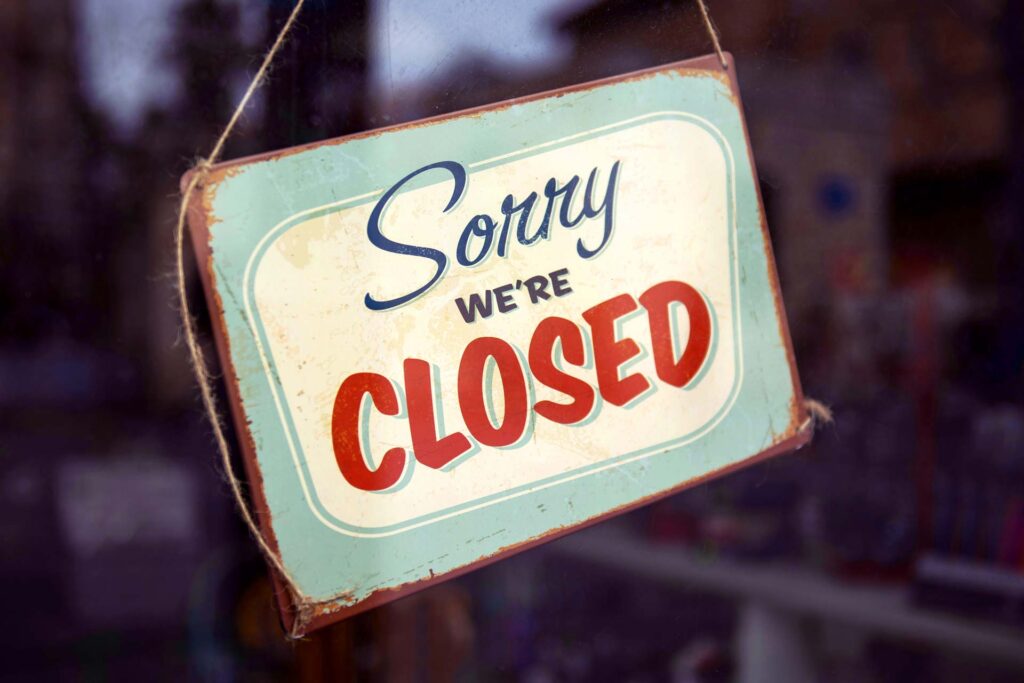 Business Closed