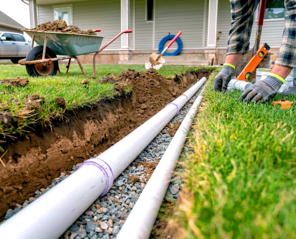 Replace Sewer Line